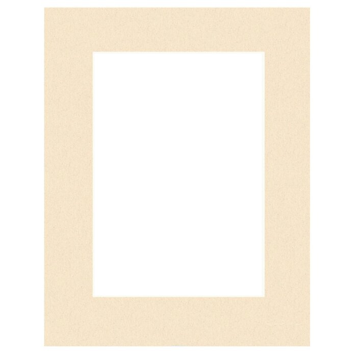 Passepartout 20x25 cm - 13x18 cm Avorio di Castiglia