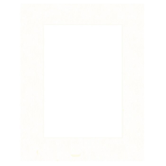 Passepartout 21x29,7 cm - 13x18 cm Bianco Naturale