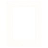 HNFD Passepartout 50x50 cm - 40x40 cm Bianco Naturale (Wool White)