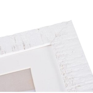 Cornice in legno Driftwood 20x20 cm bianco