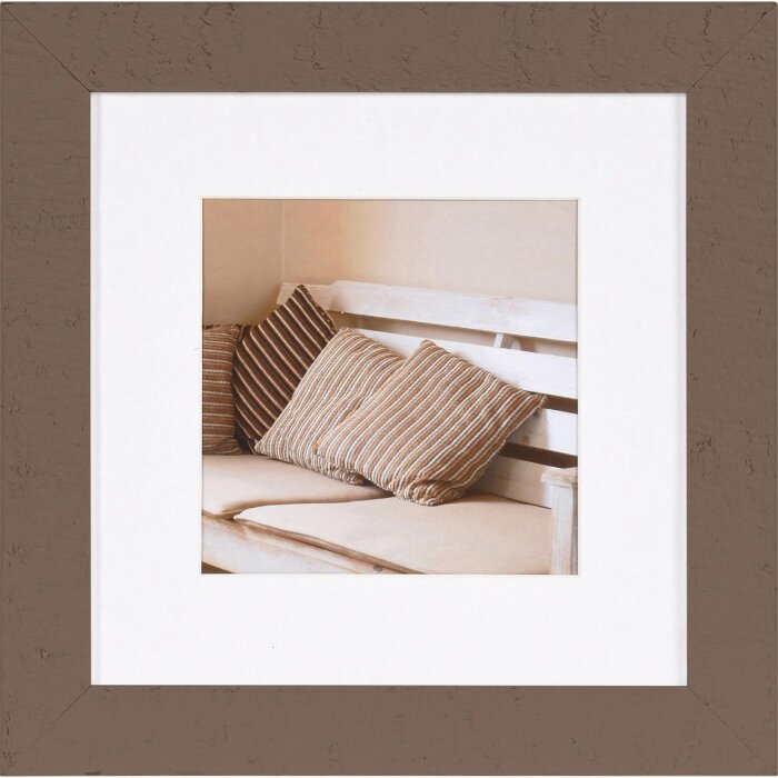 Cornice in legno Driftwood 20x20 cm marrone