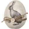 Decorazione Coniglio Ø 12x14 cm Poli-Resina