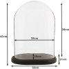 Copripiatti in vetro 6GL1267 Clayre Eef