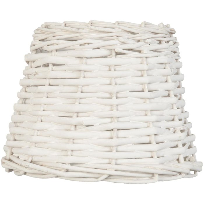 Paralume 6lak0258w Clayre e Eef - bianco ø 20x15 cm e27