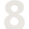 Numero 8 in MDF naturale 8x5 cm