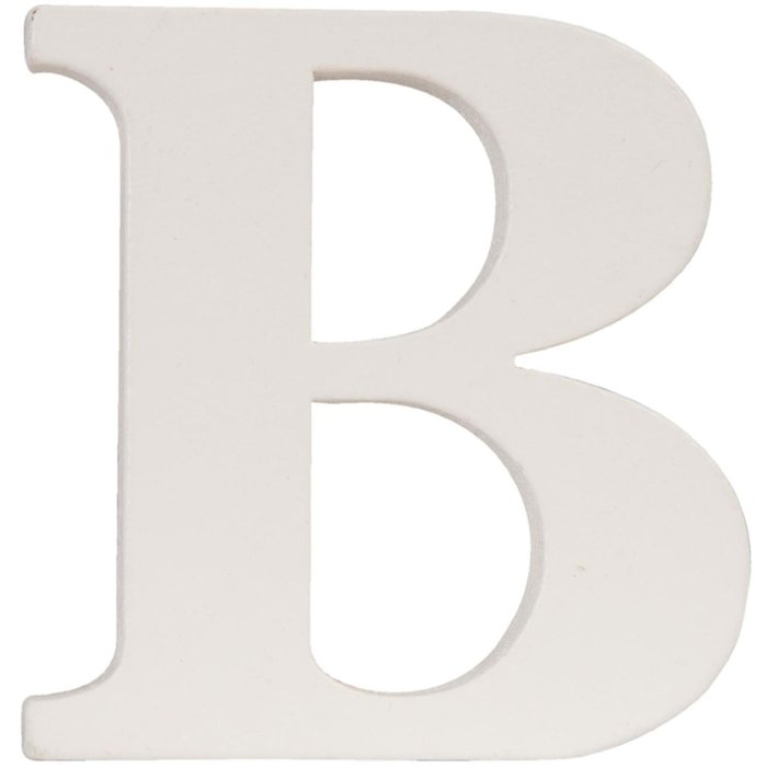 Lettera B - 8x8 cm MDF
