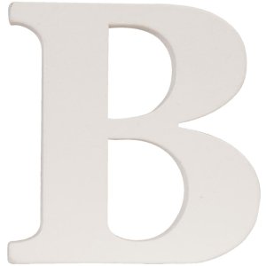 Lettera B - 8x8 cm MDF