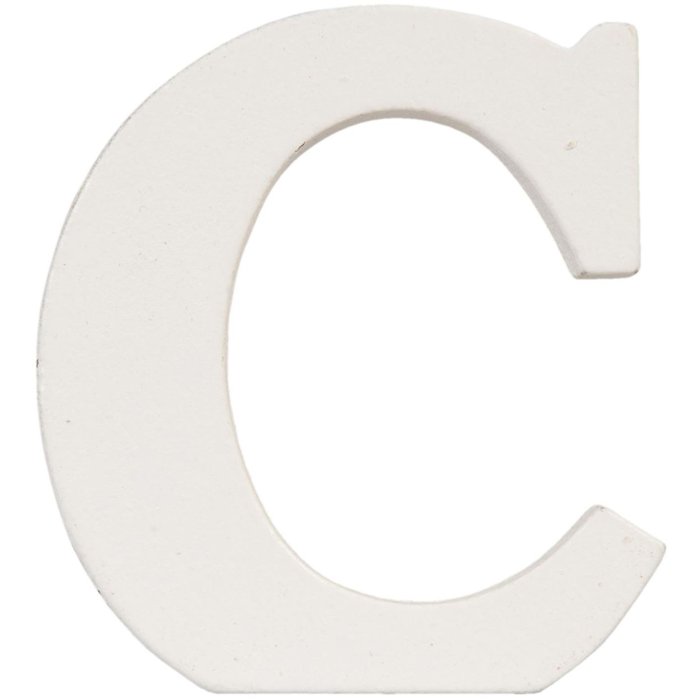 Lettera C - 7x8 cm MDF