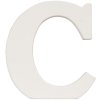 Lettera C - 7x8 cm MDF