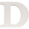 Lettera D - 9x8 cm MDF