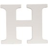 Lettera H - 9x8 cm MDF
