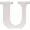 Lettera U - 9x8 cm MDF