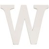 Lettera W - 10x8 cm MDF