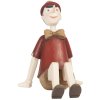6PR0658 Clayre Eef - Figura decorativa di PINOCCHIO seduto