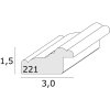 Cornice Country House S221 beige 24x30 cm