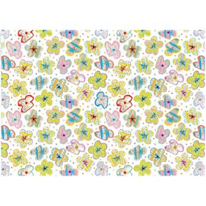 Goldbuch Carta da regalo Fantasia bianca 50x70 cm