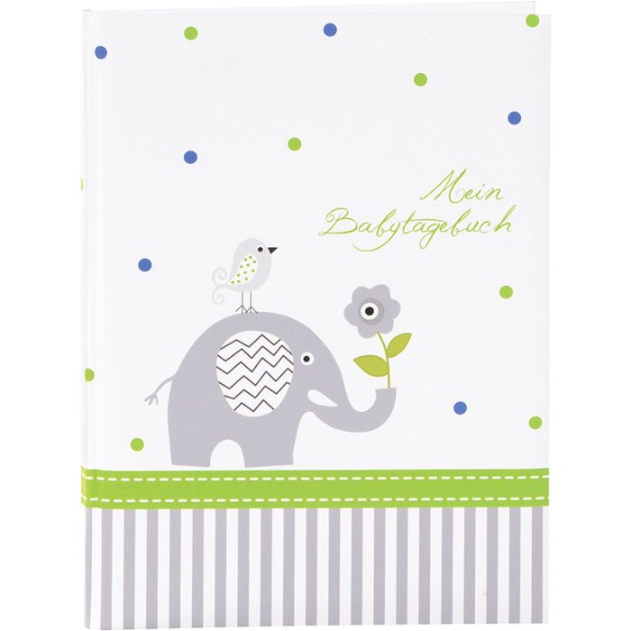 Goldbook Diario del bambino Babyworld Elephant 21x28 cm 44 pagine illustrate