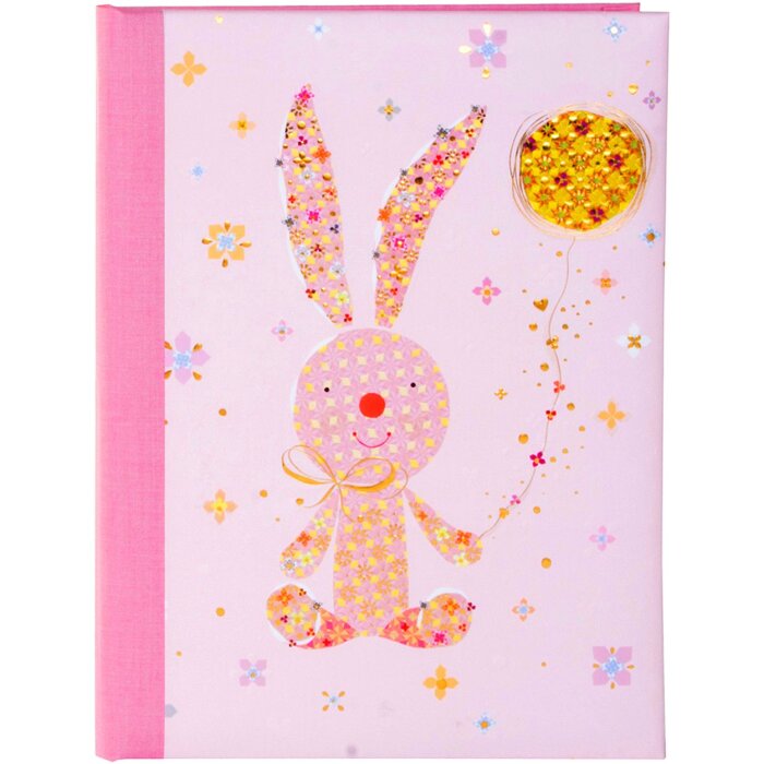 Goldbook Diario del bambino Coniglietto rosa 21x28 cm 44 pagine illustrate