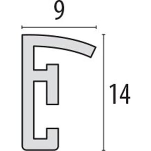 Cornice di plastica YB assortita 30x45 cm
