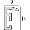 Cornice di plastica YB assortita 30x40 cm