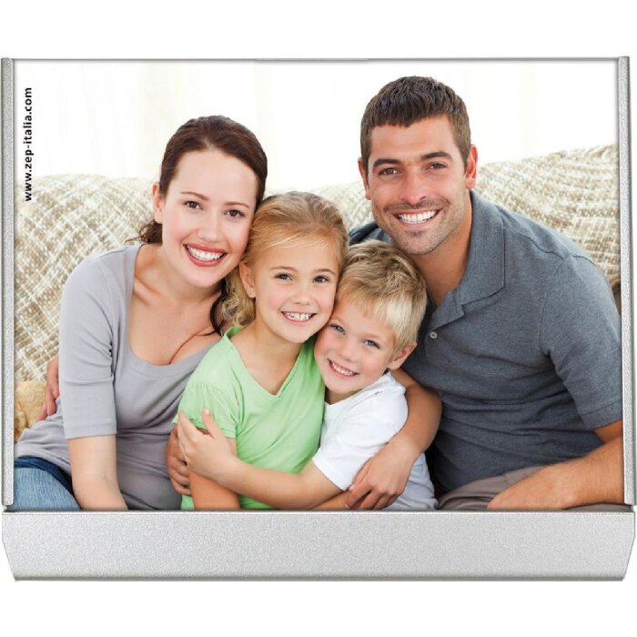 Portafoto in metallo Flip 13x18 cm