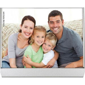 Portafoto in metallo Flip 13x18 cm