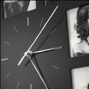 ZEP Foto orologio trieste nero 8 foto 10x15 cm