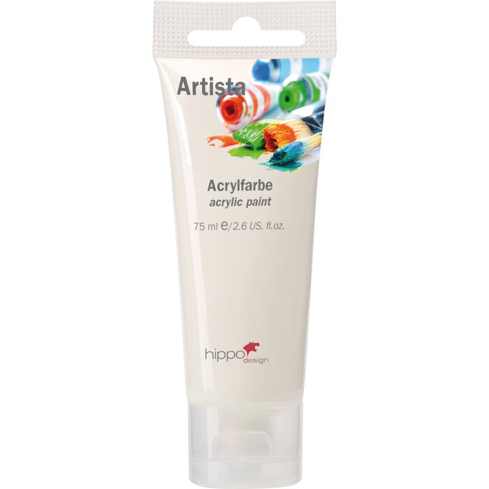Colore acrilico, bianco, 75 ml