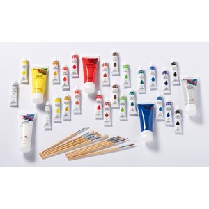 Colore acrilico, rosso, 75 ml