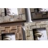 Portafoto in legno Liam marrone scuro 13x18 cm