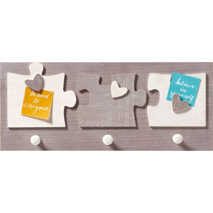 Elemento cornice puzzle per 3 foto 8x8 cm