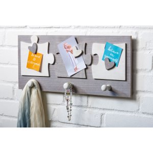 Elemento cornice puzzle per 3 foto 8x8 cm