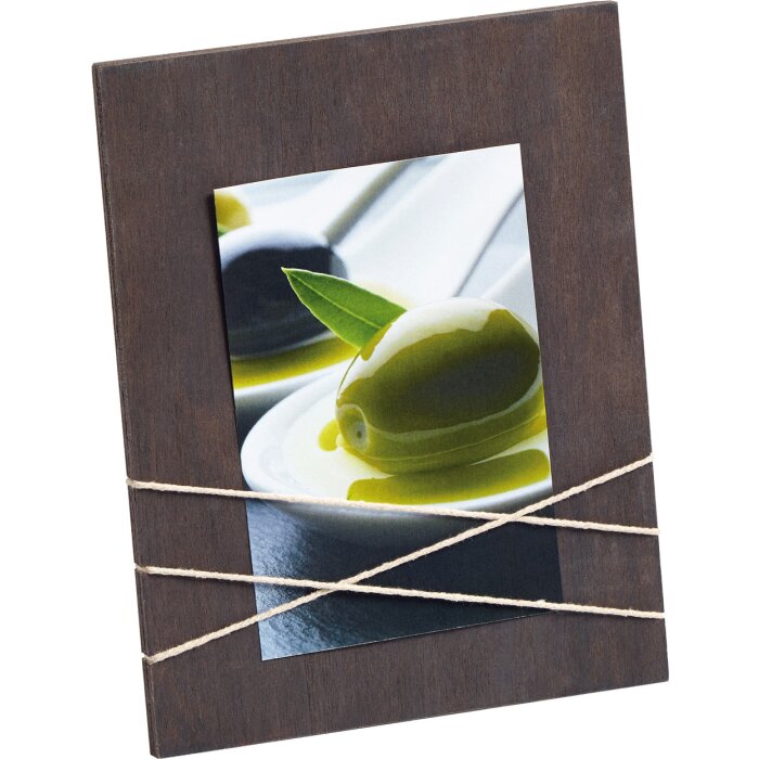 Cornice per foto La Case marrone 10x15 cm