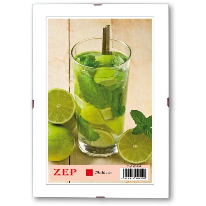 Cornice a clip ZEP vetro normale e vetro acrilico 10x15 cm - 70x100 cm