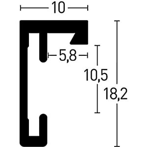 Telaio Nielsen in alluminio C2