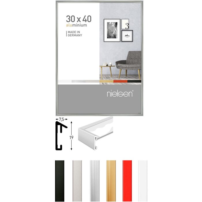 Cornice in alluminio Cornice Pixel Nielsen