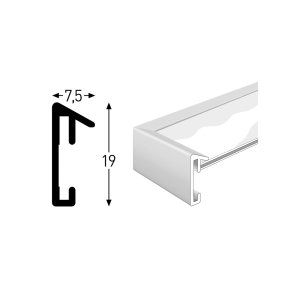 Cornice in alluminio Cornice Pixel Nielsen