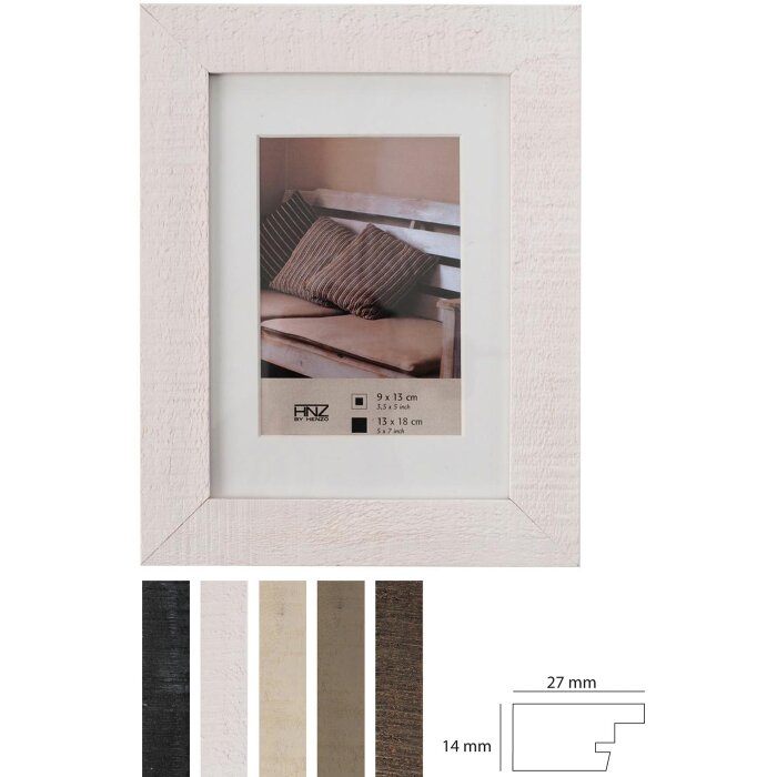 Telaio in legno Henzo Driftwood con Passepartout