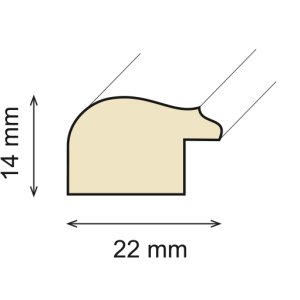 Cornice in legno Ceanothe Circee da 10x15 cm a 60x80 cm