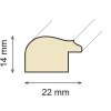 Cornice in legno Ceanothe Circee da 10x15 cm a 60x80 cm