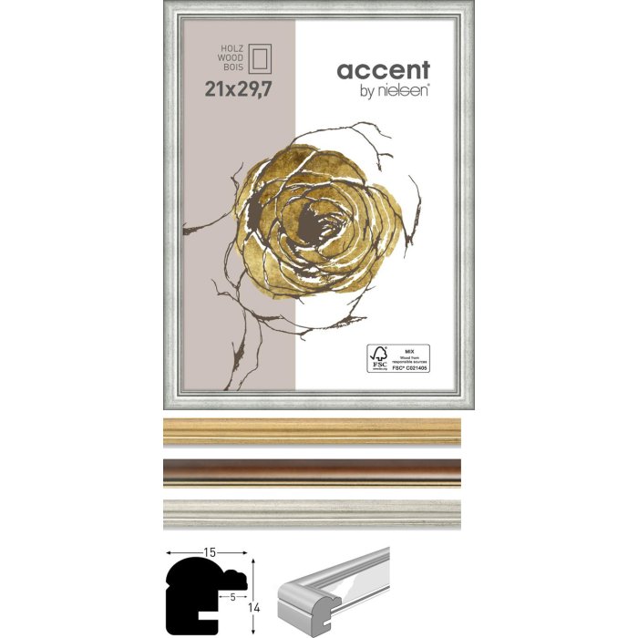 Cornice in legno Nielsen Ascot cornice classica da 10x15 a 40x50 cm