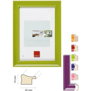 Cornice di legno Ceanothe Cornice colorata Peps