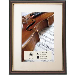 Cornice in legno Henzo Verona con Passepartout