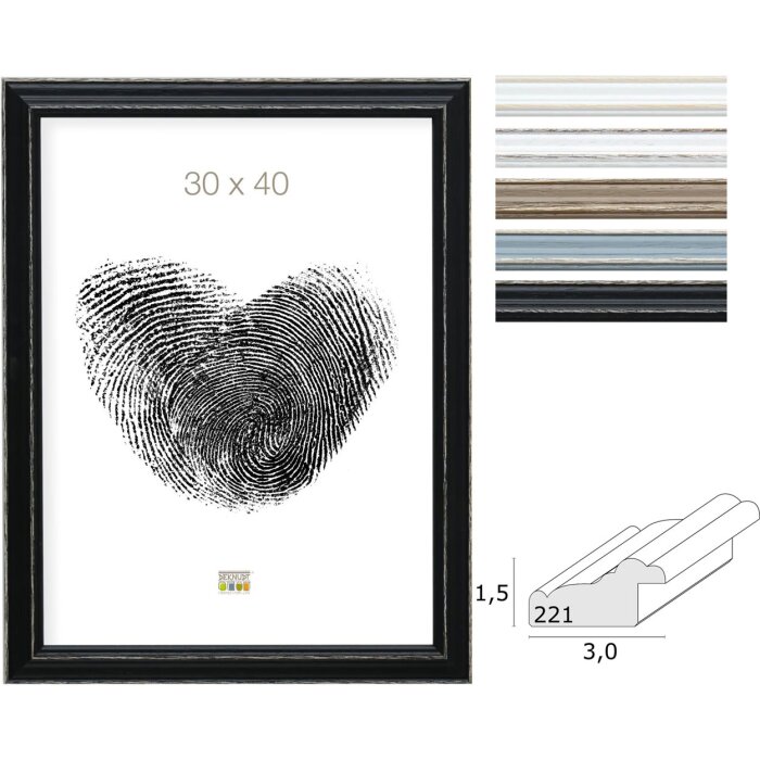 Deknudt Country House Frame S221 Cornice in legno da 10x15 cm a 50x70 cm
