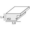Telaio in legno S45J Basic