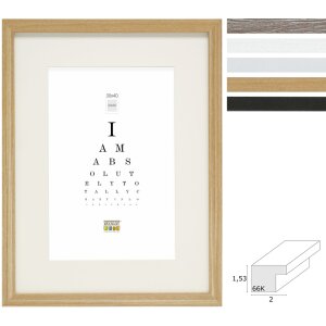Telaio in legno S66K con passepartout