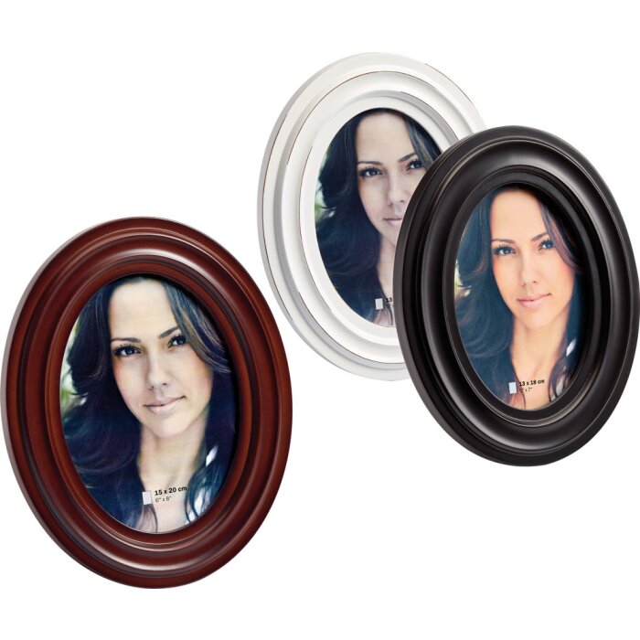 Viola Portrait Frame Portafoto ovale in legno