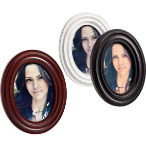 Viola Portrait Frame Portafoto ovale in legno