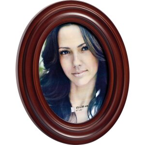 Viola Portrait Frame Portafoto ovale in legno