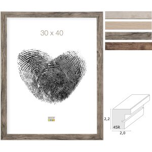 Telaio in legno S45R striscia di blocco